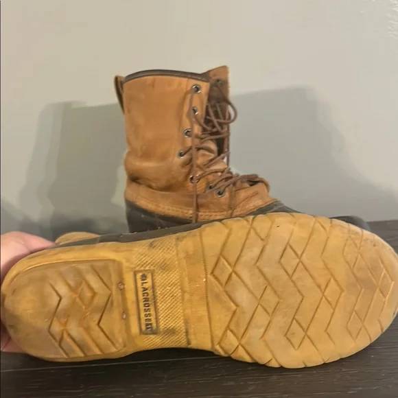 LaCrosse Men's Brown and Black Duck Boots - Picture 2 of 4